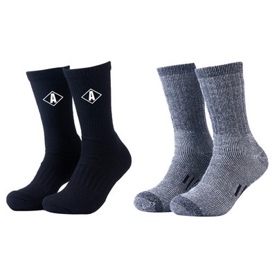 Custom Heavyweight Wool Crew Socks