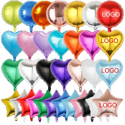 18" Cute design Aluminum foil Inflatable Cheerleading Thunder balloon