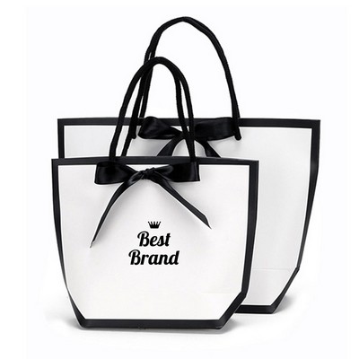 Eco-Friendly Paper Tote Bag With Bow
