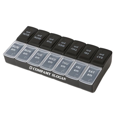 Weekly Twice-A-Day Pill Organizer