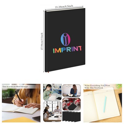 200 Pages Lined Artificial Leather Sketchbook