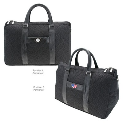 Women's Duffel Bag W/ Silver Medallion