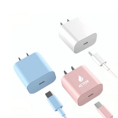 20W Color Fast Charging Head