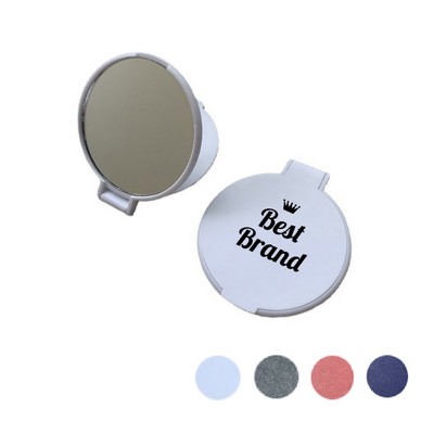 Portable Folding Small Round Mirror