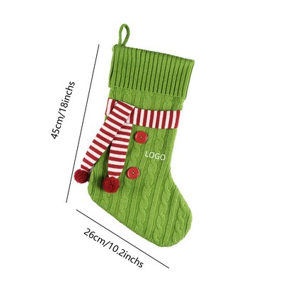 Christmas Knitted Scarf Socks