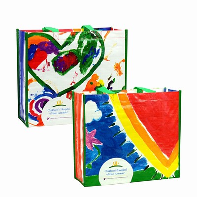 145g Laminated Woven PP Custom Tote Bag (15"x13.5"x6")