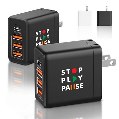 Cirtek® 4-Port 35W Fast Charging Wall Charger