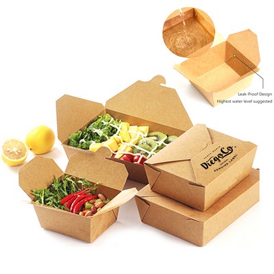 Disposable Kraft Takeout Box