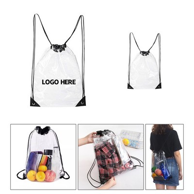 Clear Drawstring Backpack