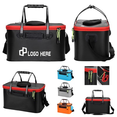 13 Gallon Eva Fishing Bucket W/ Side Pocket