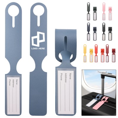 Interlocking Pu Luggage Tag