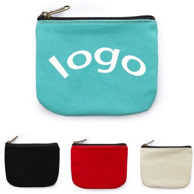 Fashion Canvas Coin Storage Bag