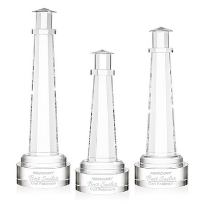Lighthouse Award on Stanrich Base - Clear