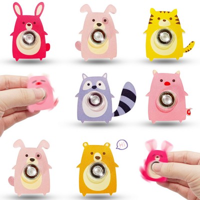 Acrylic Animal Fingertip Toys,Decompression Spinner, Gyro Toys,Stress Relief Toy