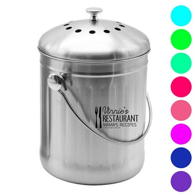 Stainless Steel Kitchen Compost Container