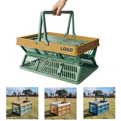 Foldable Large-sized Picnic Basket