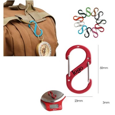 Essential S - Type Carabiners for Outdoor Camping Backpacks