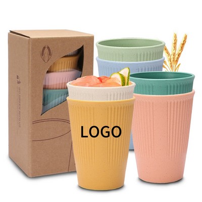 Wheat Straw 4-Cup Set