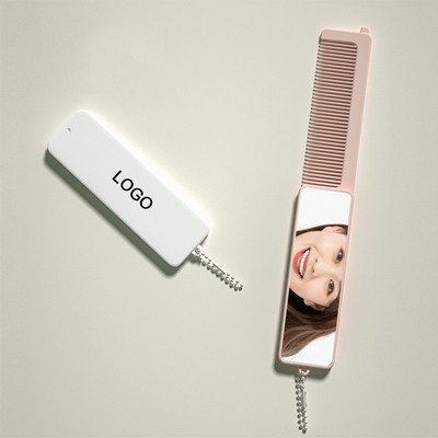 Portable Folding Comb w/Mirror