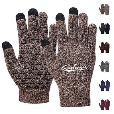 Winter Knit Touchscreen Gloves