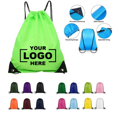 Custom Logo Drawstring Backpack Eco Bag