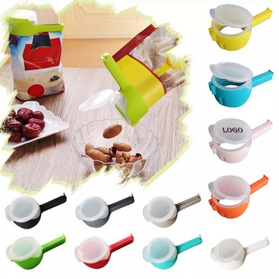Snack Storage Bag Seal Clip with Lid