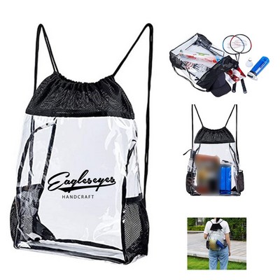 Clear Drawstring Backpack