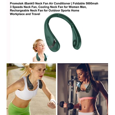 Promotek iBank® USB Rechargeable Neck Fan Air Conditioner