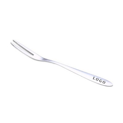 Stainless Steel Two-tined Fruit Fork