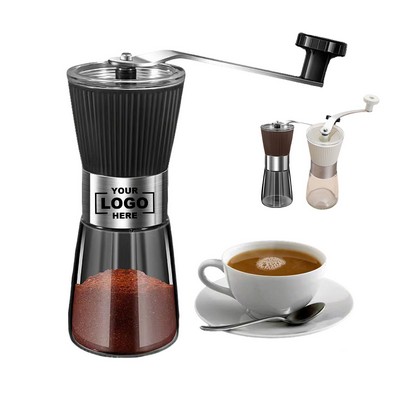 304 Stainless Steel Hand Cranked Coffee Grinder Household Multifunctional Grinder Large Capacity Por