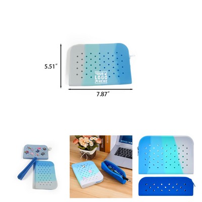 Portable Zipper Pencil Pouch
