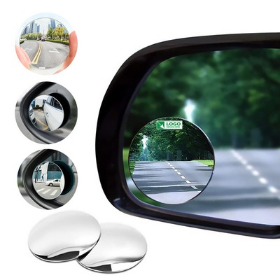 2 Pack-2" Round Rear View Blind Spot Car Mirror