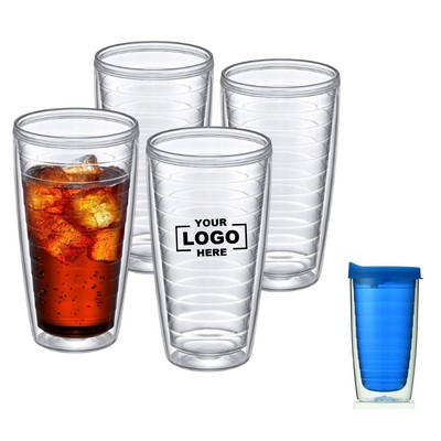 Insulated Double-Wall Plastic Tumblers.