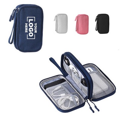Travel Electronic Organizer Bag Cable Storage Pouch.