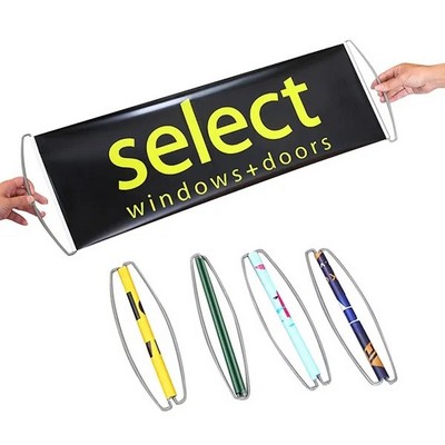 Large Customized Handheld Stretchable Banner