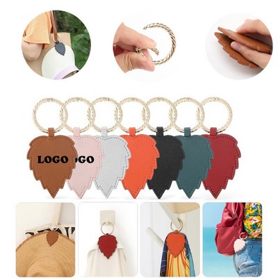 Custom PU Leather Magnetic Hat Clip MOQ50PCS