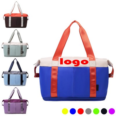 Wet Dry Separation Polyester Sports Duffel Bag