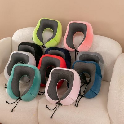 U-Shaped Neck Pillow for Napping and Cervical Support
