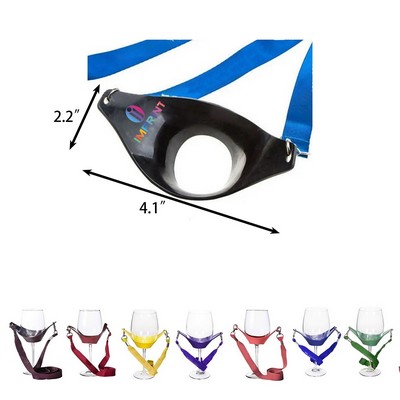 Wine Glass Holder With Lanyards