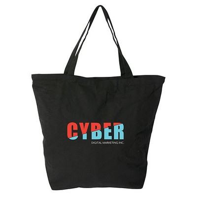 12 oz. Cotton Tote/Zipper