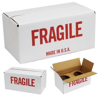 Single Unit White Mug Mailer Box With 1 Insert