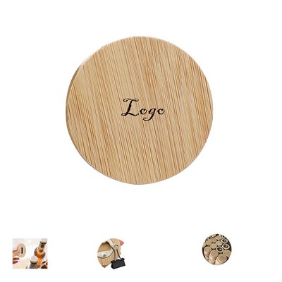 Bamboo Magnetic Bottle Opener