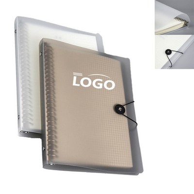 Frosted Clear Loose-Leaf Book Notebook