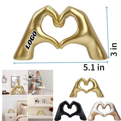 Nordic Style Heart Gesture Ornament