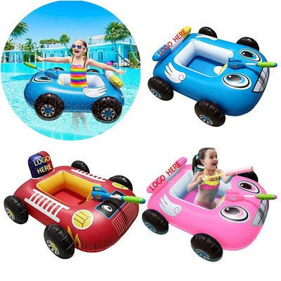 Inflatable Firefighter Boat Float for Kids