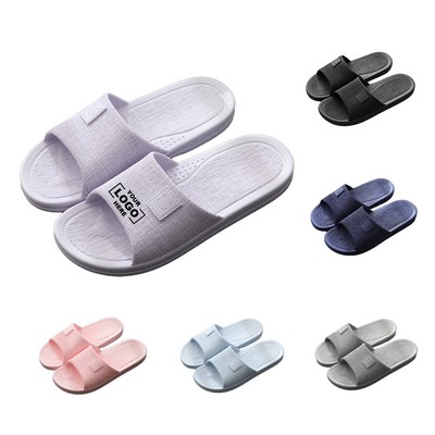 Home Bath Slippers with Non-Skid Sole