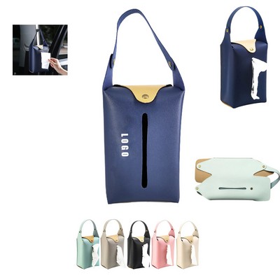 Leather Tissue Hanging Bag