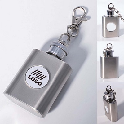 1OZ Hip Flask Keychain