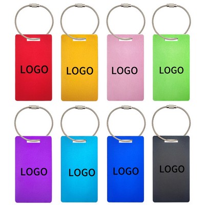 Aluminum Luggage Tag