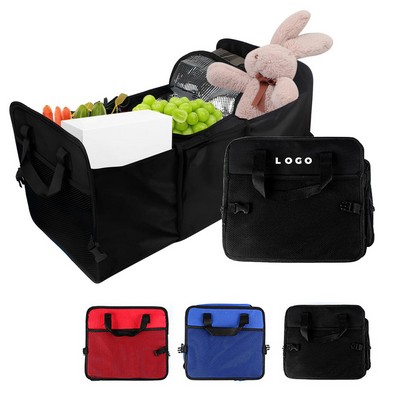 Trunk Organizer With Cooler Bag